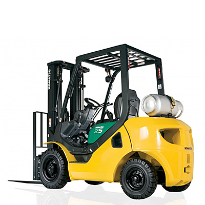 6,000 lb Pneumatic Tire Straight Mast Forklift