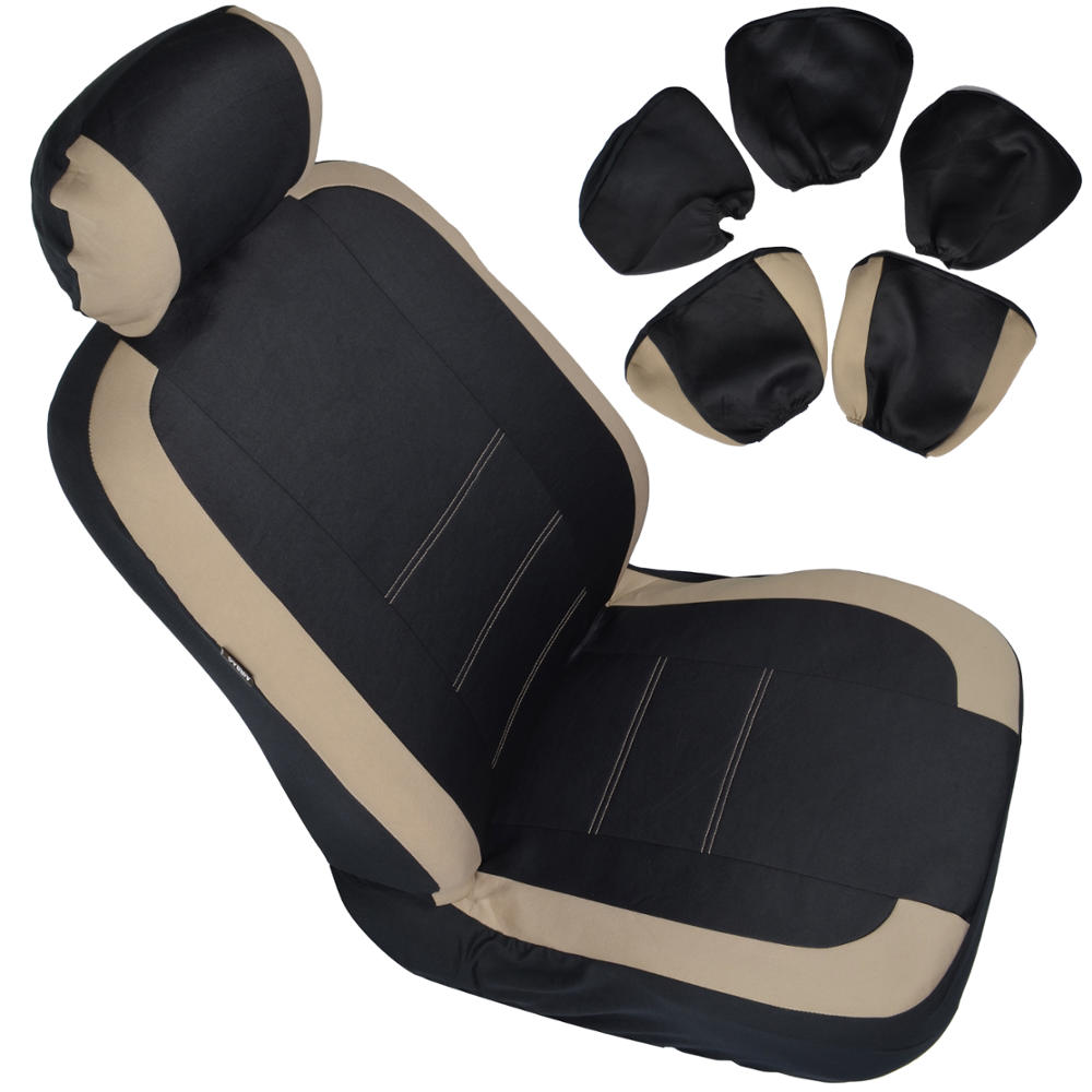 Black Amp Tan Car Seat Covers W Split Bench Amp Solid M