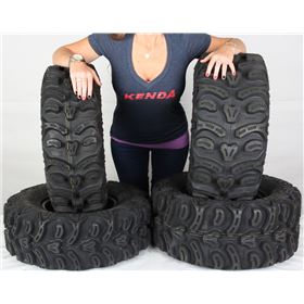 26x9-12, 26x11-12 Kenda Bearclaw HTR K587 Front Rear ATV UTV Tire Kit - 4 Tires | 085871269D1 085871261D1