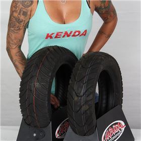110/80 10, 130/70 10 Kenda K413 Scooter Tire Kit | 044131009B1 044131023B1