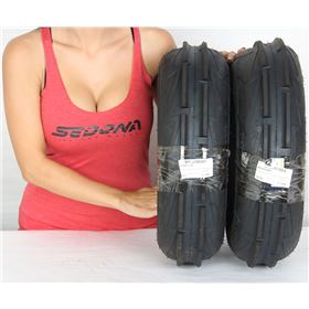 21x7-10 SEDONA CYCLONE RIB FRONT TIRES (SET OF 2) ATV 21x7x10 21-7-10 | CY21710