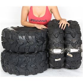 SEDONA MUD REBEL 6PLY TIRES (4 PACK) 2 FRONT 23x8-10 & 2 REAR 23x10-10 ATV UTV | MR23810 MR231010