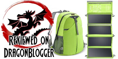 CHOETECH 24W Solar Charger Backpack Kit