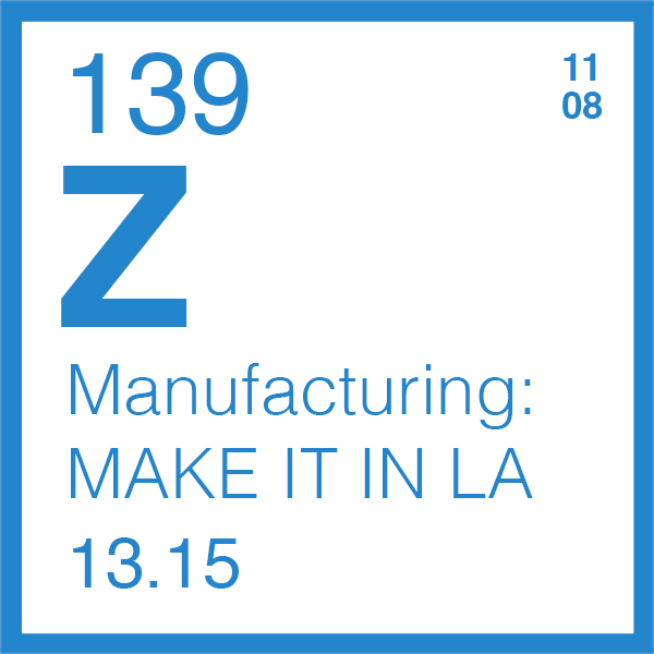 Manufacturing: MAKE IT IN LA Manufacturing: MAKE IT IN LA