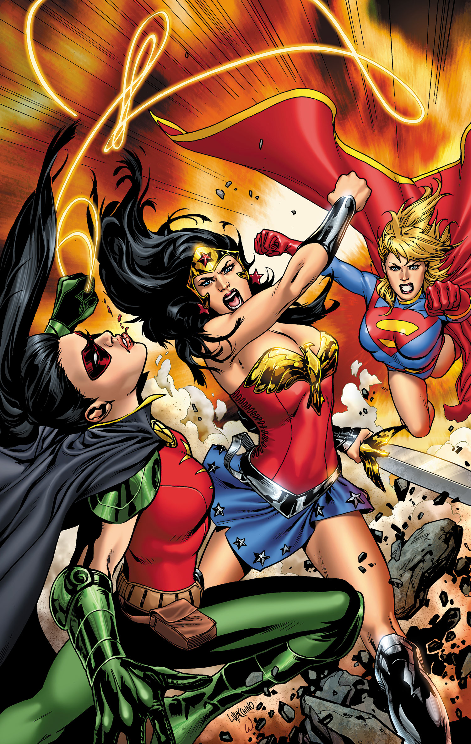 Cover of World's Finest Annual #1 by Emanuela Lupacchino. Credit: DC Comics