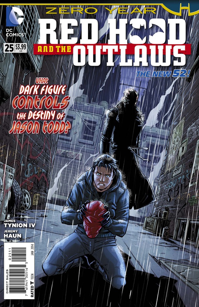 Cover to Red Hood and the Outlaws #25.
