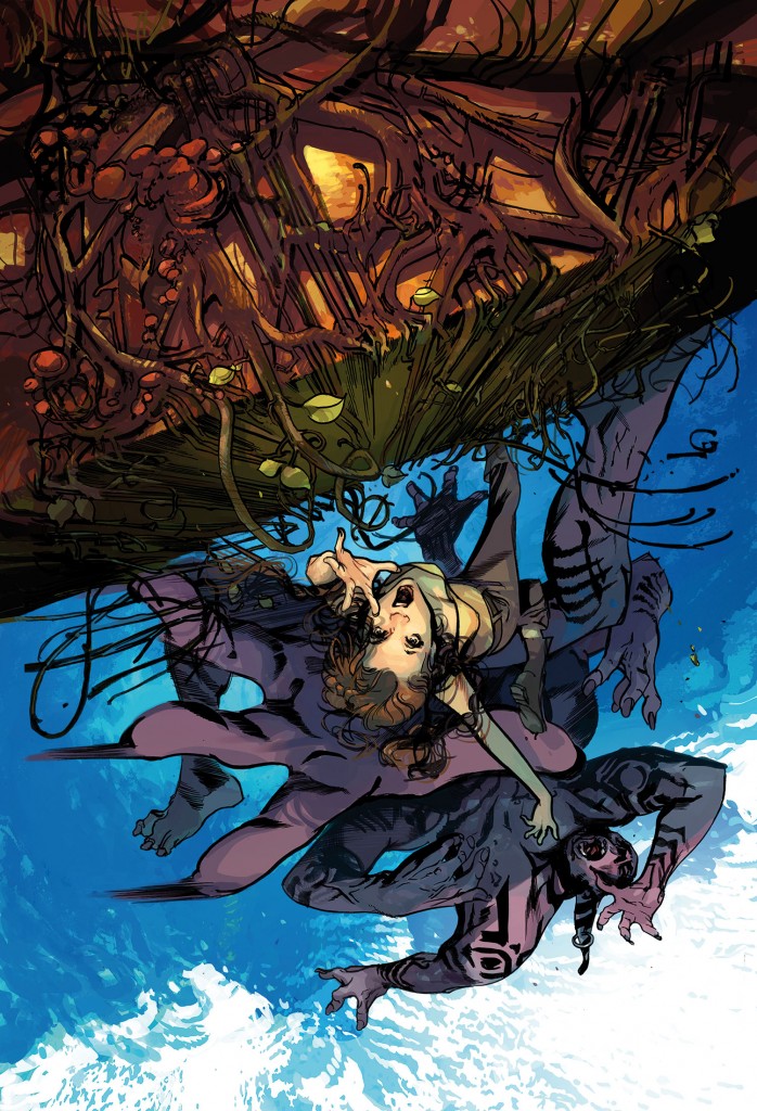 Cover to Hinterkind #2 by Greg Tocchini.