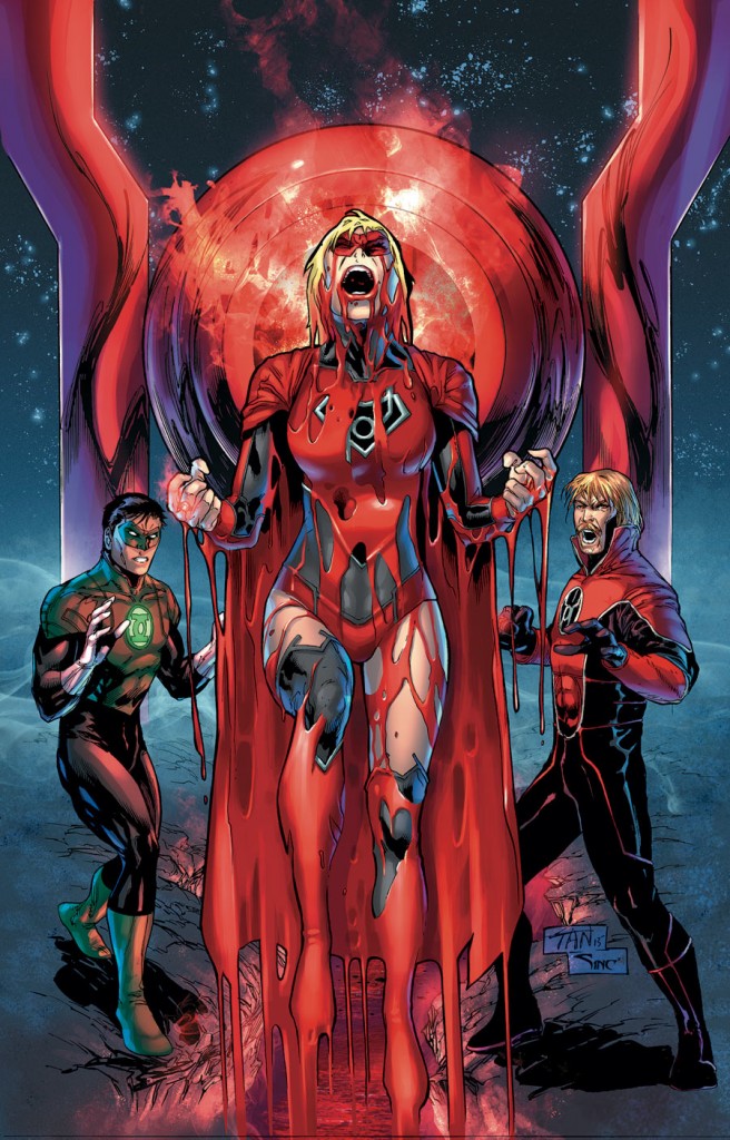 Supergirl joins the Green Lantern universe in February's issue. Cover art by Billy Tan.