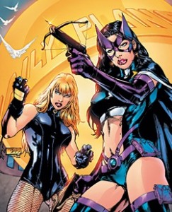 Helena on the cover of 'Birds of Prey #80'