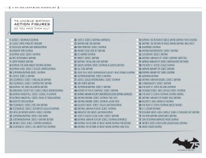 Full checklist