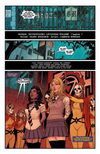 Stewart was on art duty for the "last" canon story of Stephanie Brown as Batgirl (this technically occurred in the middle of her own title and was meant to be a crossover) before the relaunch in the 'Batman Inc' compiled oneshot "Leviathan Strikes"