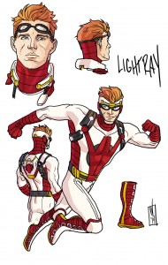 Woods took to Facebook last week to post a reinvented Lightray. DC had inadvertently used an earlier version of the redesign on the poster image above.