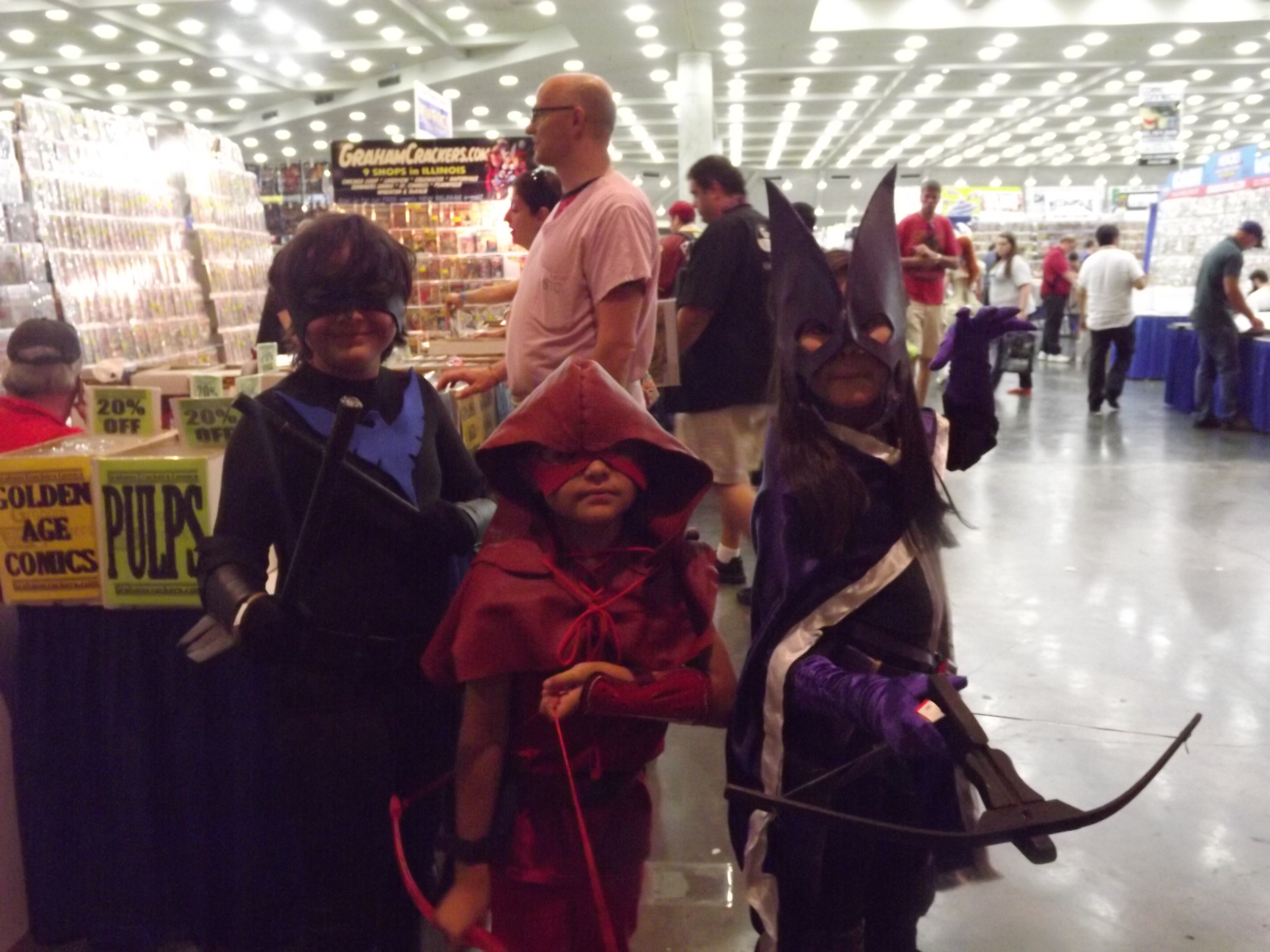 Nightwing, Arsenal and huntress