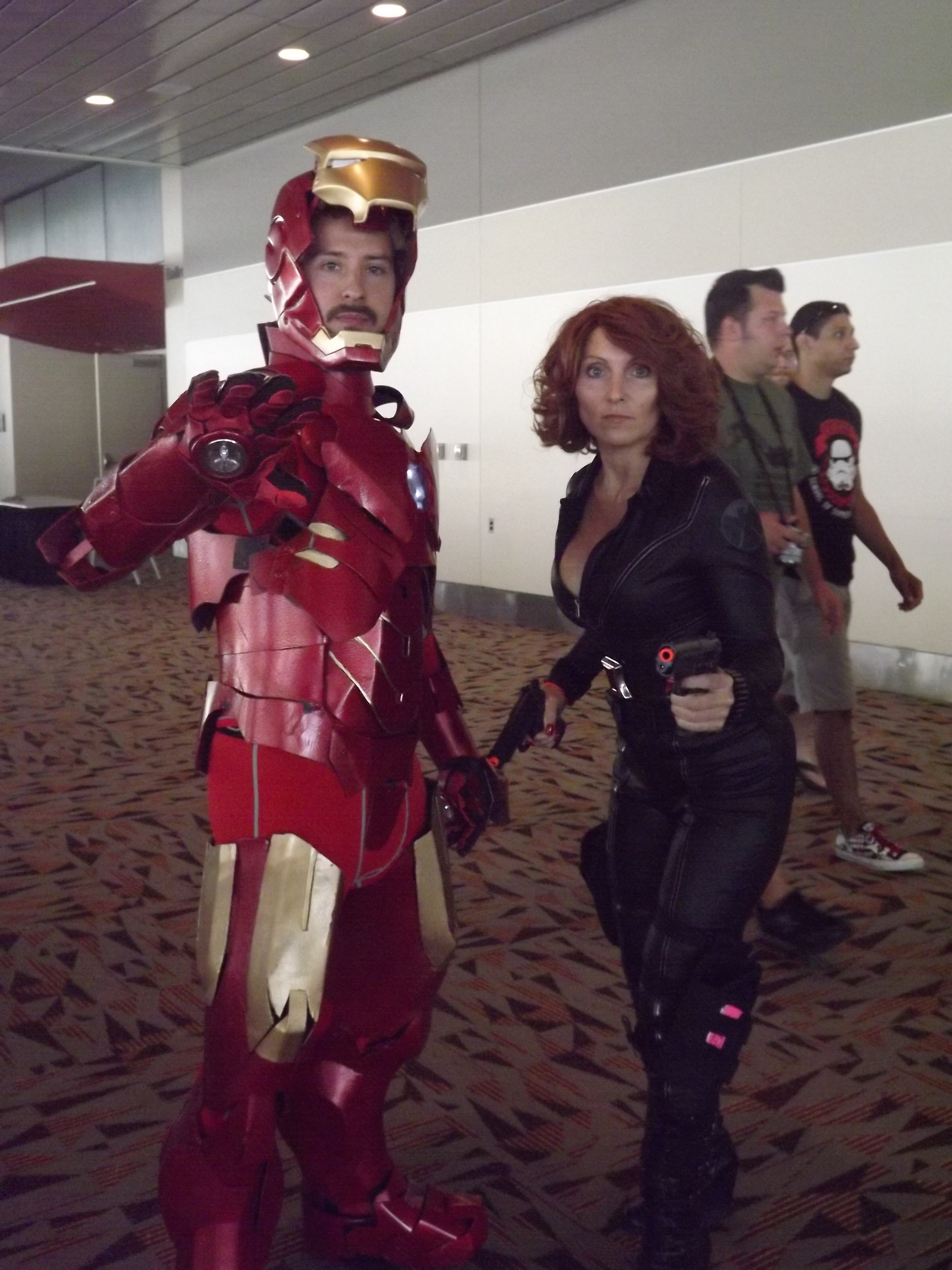 Iron Man and Black Widow