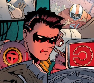 "Tim" actually looking like Tim Drake.
