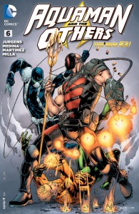 KGBeast fighting the Operative and Aquaman