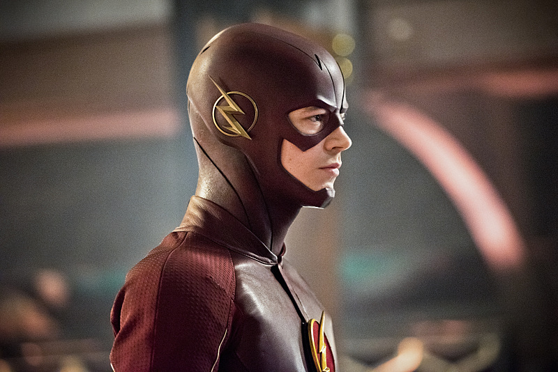The Flash -- "Rogue Time" -- Image FLA116B_0142b -- Pictured: Grant Gustin as Barry Allen / The Flash -- Photo: Dean Buscher/The CW -- é 2015 The CW Network, LLC. All rights reserved.