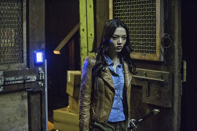 Arrow -- "Broken Arrow" -- Image AR319A_0444b-- Pictured: Rila Fukushima as Tatsu Yamashiro -- Photo: Cate Cameron/The CW -- é 2015 The CW Network, LLC. All Rights Reserved.