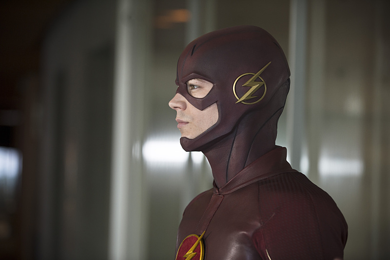 The Flash -- "All Star Team Up" -- Image FLA118B_0124b -- Pictured: Grant Gustin as The Flash -- Photo: Cate Cameron/The CW -- é 2015 The CW Network, LLC. All rights reserved.