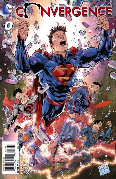 Convergence #0 variant cover (art by Tony Daniel with Mark Morales and Tomeu Morey)