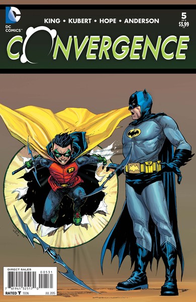 Convergence #5 variant cover (art by Jerome Opena with Dean White)