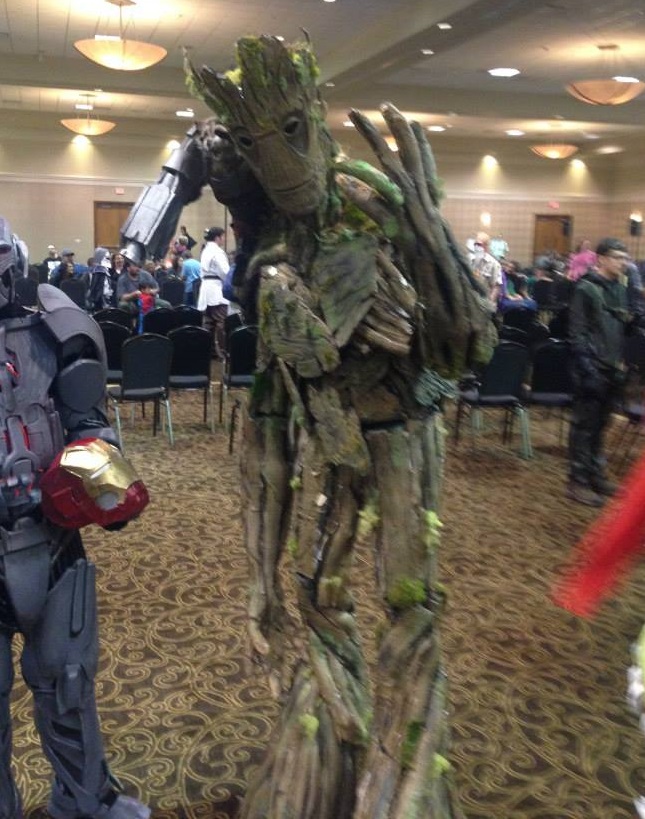 Groot and Rocket Racoon