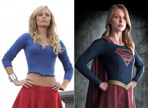 Laura Vandervoort ("Smallville") and Melissa Benoist ("Supergirl") as Kara Zor-El.