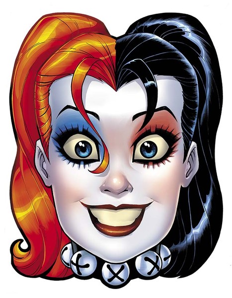 "Harley Quinn" paper mask (Available June 10)