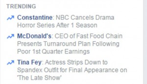 Facebook Trend for Constantine