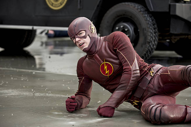 The Flash -- "Grodd Lives" -- Image FLA121A_0085b -- Pictured: Grant Gustin as The Flash -- Photo: Cate Cameron/The CW -- é 2015 The CW Network, LLC. All rights reserved.