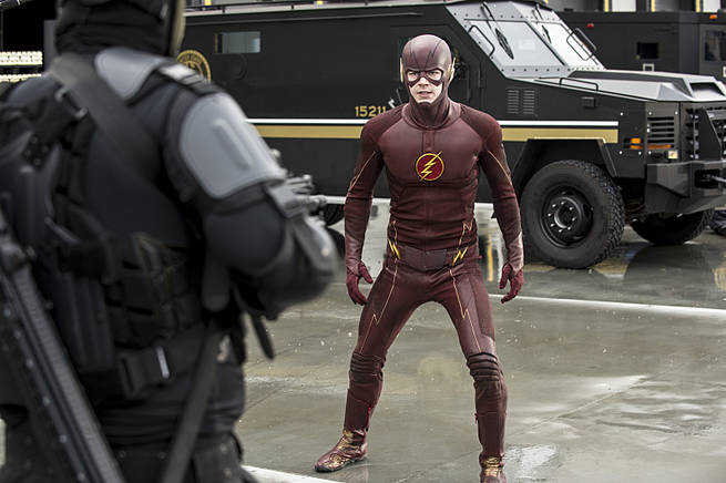 The Flash -- "Grodd Lives" -- Image FLA121A_0078b -- Pictured: Grant Gustin as The Flash -- Photo: Cate Cameron/The CW -- é 2015 The CW Network, LLC. All rights reserved.