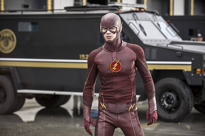 The Flash -- "Grodd Lives" -- Image FLA121A_0072b -- Pictured: Grant Gustin as The Flash -- Photo: Cate Cameron/The CW -- é 2015 The CW Network, LLC. All rights reserved.