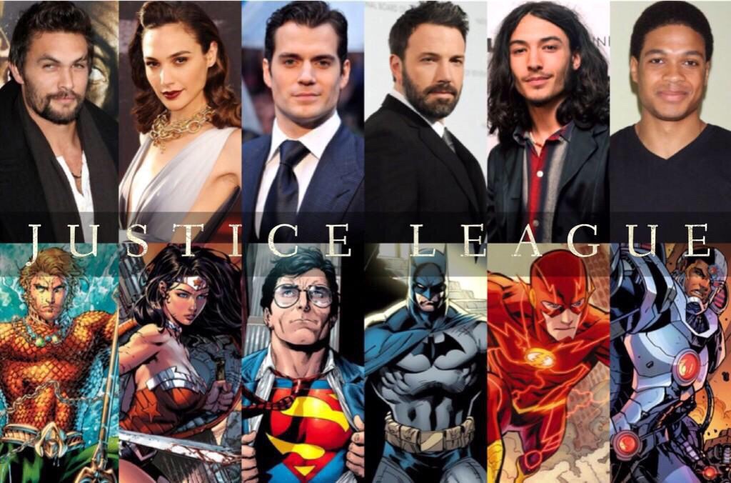 Current cast of Justice League