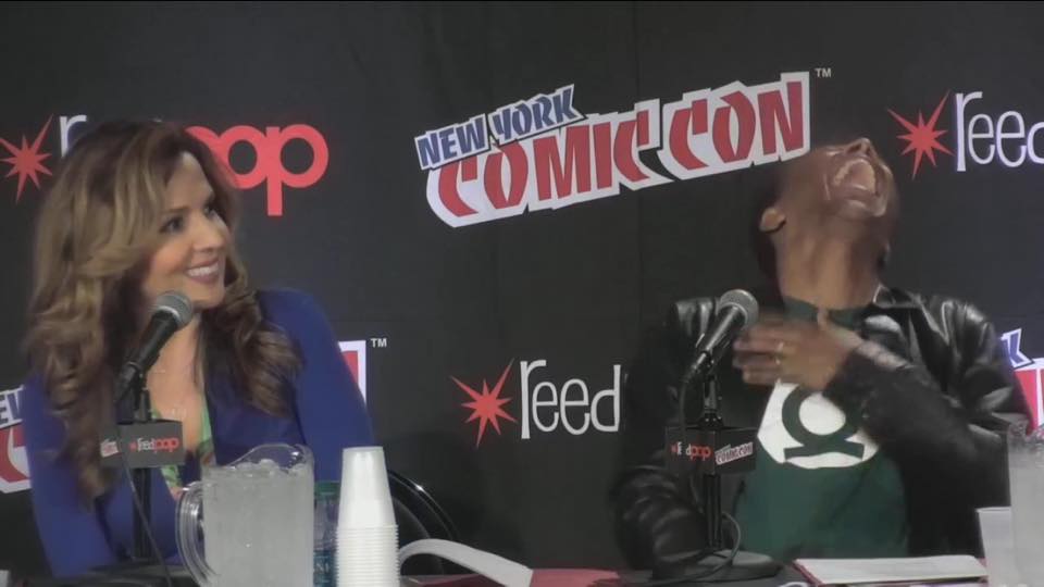 Phil and Maria laughing it up