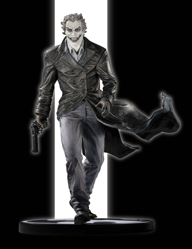 BATMAN BLACK & WHITE STATUE JOKER BY BERMEJO