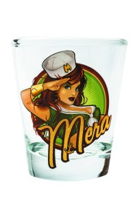 TOON TUMBLERS DC BOMBSHELLS MERA MINI GLASS $5.99