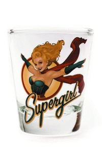 TOON TUMBLERS DC BOMBSHELLS SUPERGIRL MINI GLASS $5.99