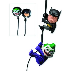 DC SCALERS 2IN BATMAN/JOKER EARBUDS $16.99