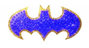DC HEROES CRYSTAL BATGIRL LOGO MEDIUM DECAL