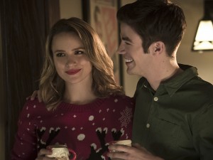 The Flash -- "Running to Stand Still" -- Image FLA209b_0146b.jpg -- Pictured (L-R): Shantel VanSanten as Patty Spivot and Grant Gustin as Barry Allen -- Photo: Katie Yu/The CW -- é 2015 The CW Network, LLC. All rights reserved.