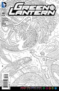 GREEN LANTERN #48 (Mike Allred Adult Coloring Book variant)
