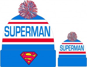 DC HEROES SUPERMAN BIGGEST FAN KNIT CAP