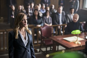Arrow -- "Broken Hearts" -- Image AR416b_0014b.jpg -- Pictured (L-R): Katie Cassidy as Laurel Lance and Neal McDonough as Damien Darhk -- Photo: Diyah Pera /The CW -- é 2016 The CW Network, LLC. All Rights Reserved.