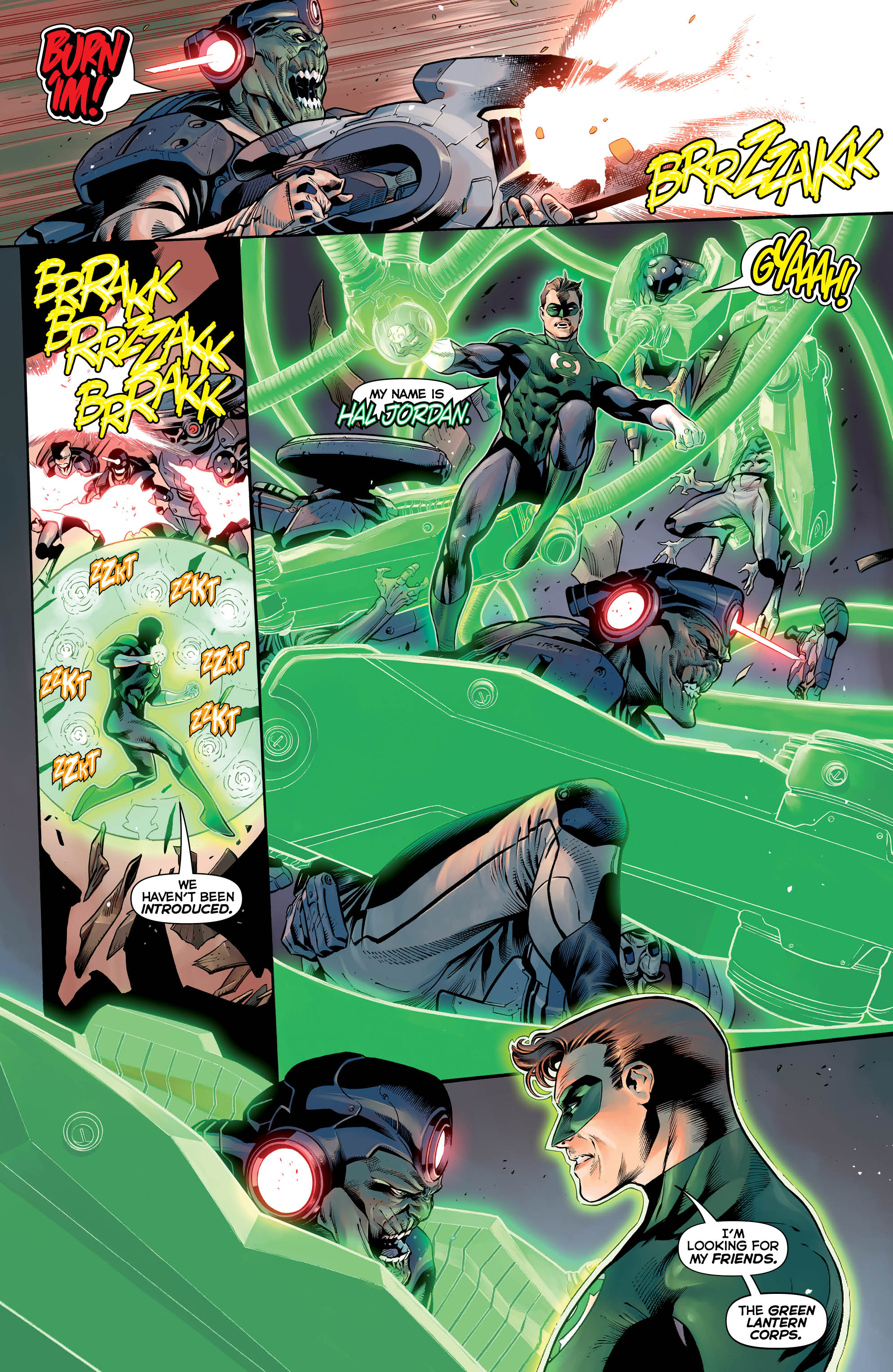 Images from 'Hal Jordan and the Green Lantern Corps #1'