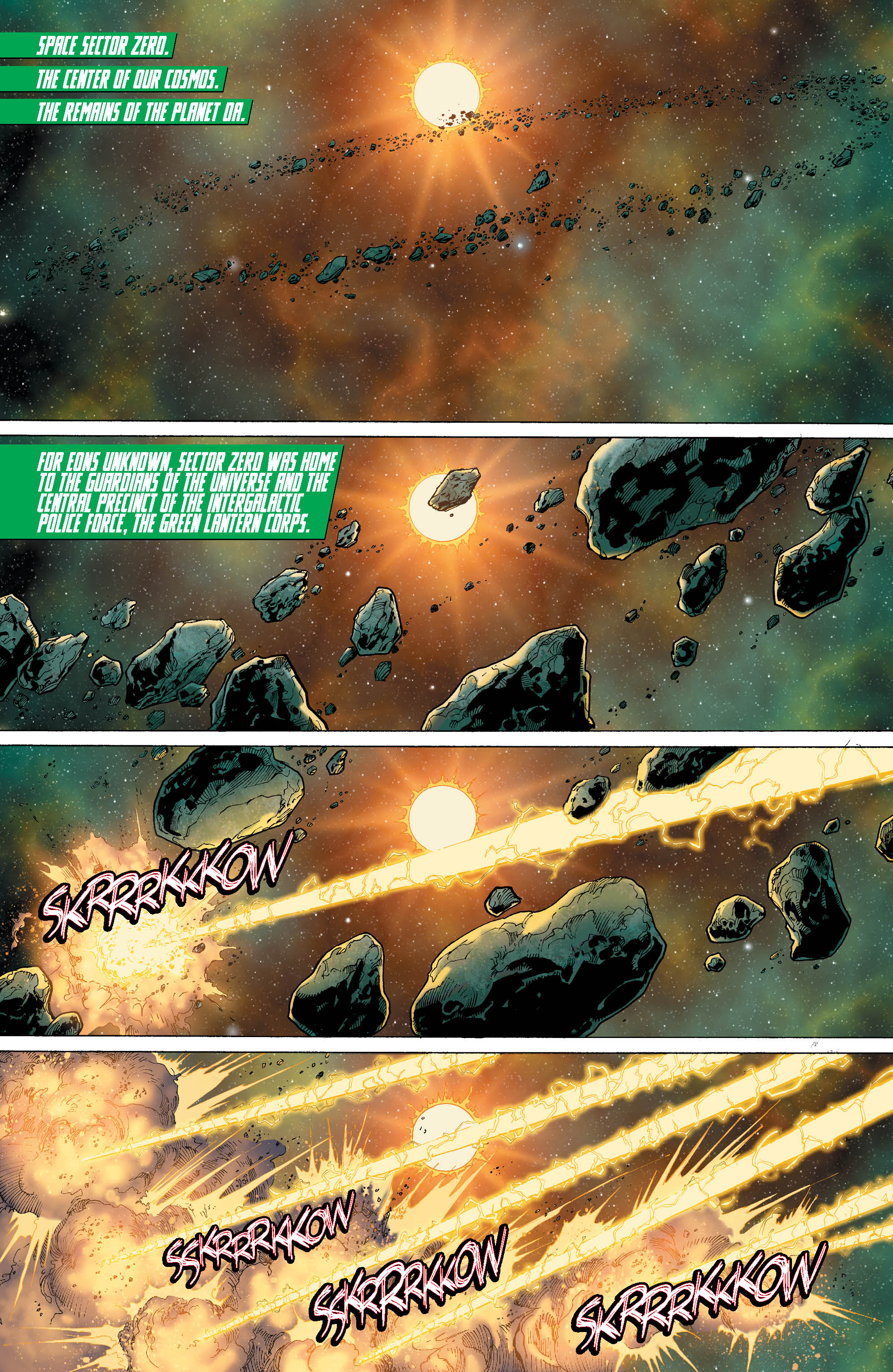 Images from 'Hal Jordan and the Green Lantern Corp: Rebirth #1'
