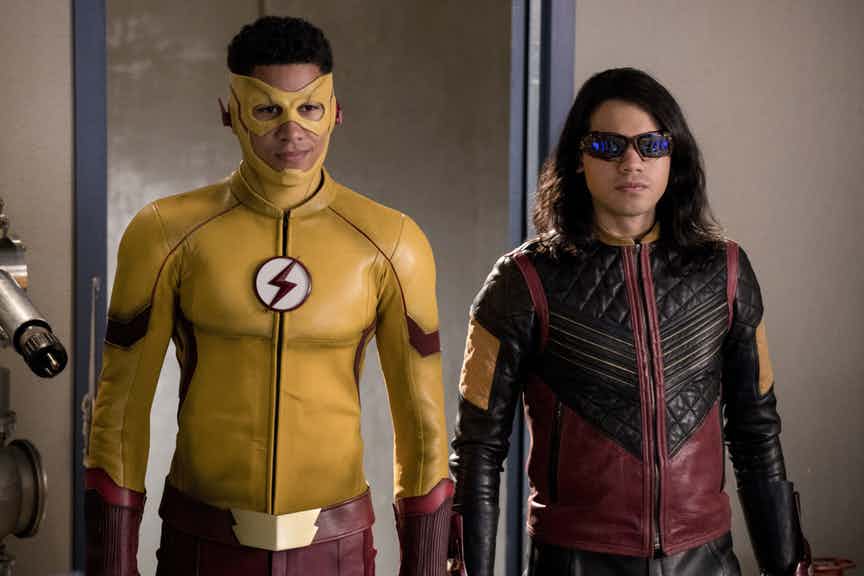 The Flash -- " Abra Kadabra" -- FLA318b_0202b.jpg -- Pictured (L-R): Keiynan Lonsdale as Wally West and Carlos Valdes as Cisco Ramon -- Photo: Jack Rowand/The CW -- © 2017 The CW Network, LLC. All rights reserved.