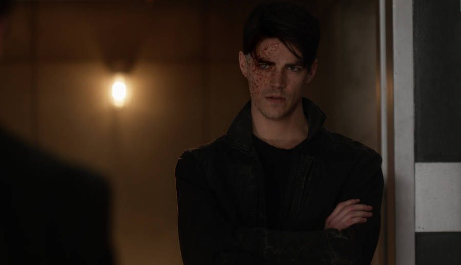 The Flash -- "Finish Line" -- FLA323c_0003.jpg -- Pictured: Grant Gustin as Savitar -- Photo: The CW -- é 2017 The CW Network, LLC. All rights reserved.