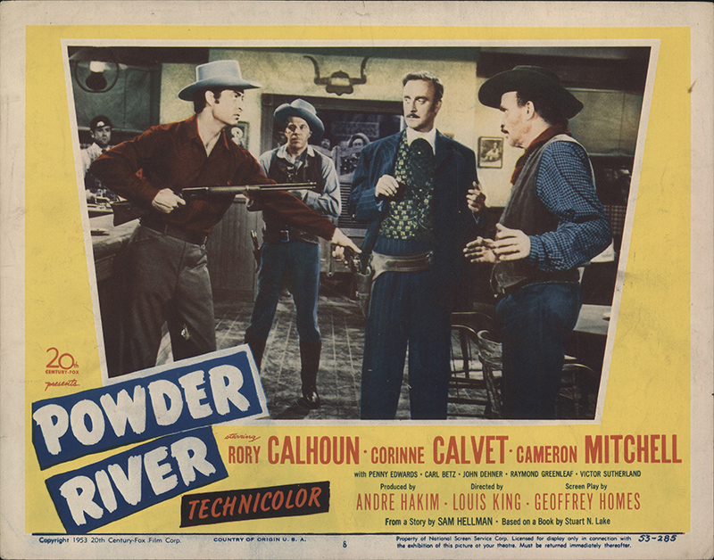 Powder River 1953 Original Movie Poster Western eBay