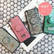 Luxury Bling Epoxy iPhone Case with Phone Holder