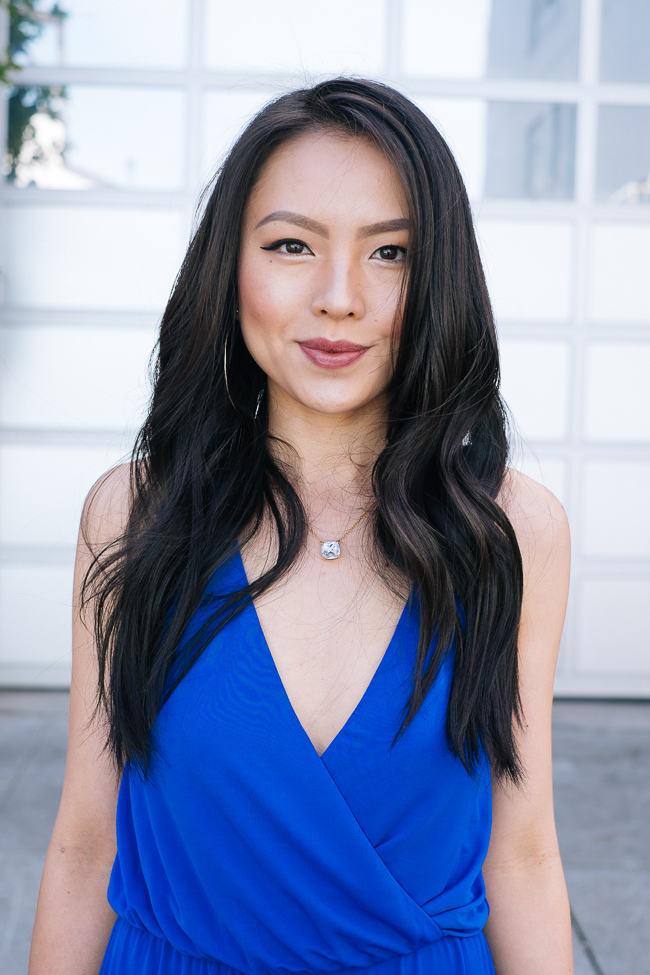 charlotte russe blue jumpsuit